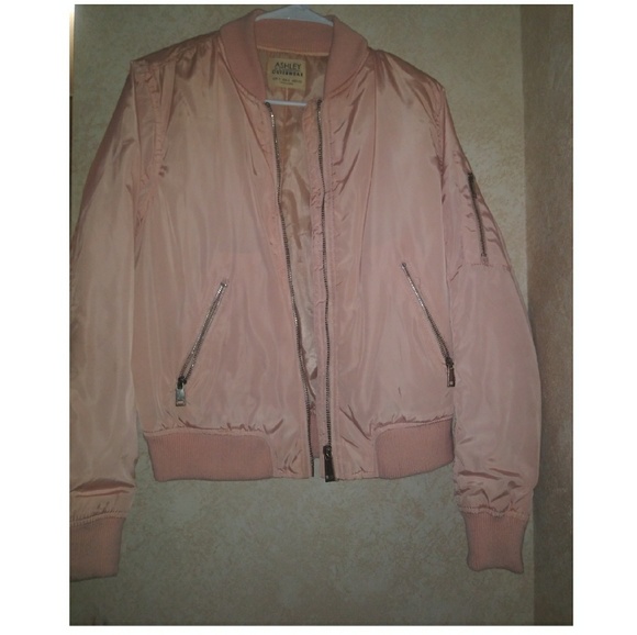 Rue21 Other - Satin pink bomber jacket